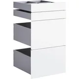 hom'in Schubladenset Unit in Weiß