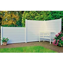 Tetzner & Jentzsch Steckzaunsystem Lightline 180 x 2,5 cm weiß