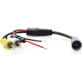 Caratec Monitor-Adapter 6-polige Kupplung auf Cinchstecker