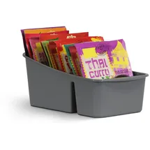 Pro Home Küchen Organizer mit 3 Fächern 1-tlg grau