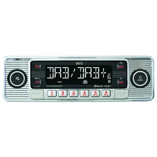 Dietz RETRO300DAB/BT DAB+ BT silber chrome