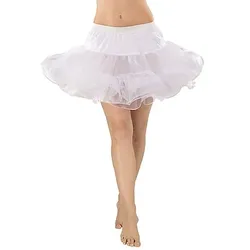 Soft-Tüll Petticoat, weiß, 5-lagig