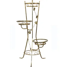 Hofmann Living And More Blumentisch, gold (goldfarben, goldfarben), B:65cm H:117cm T:65cm, HOFMANN LIVING AND MORE, Tische, Blumentisch