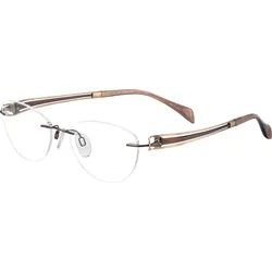 Brille Line Art CHARMANT XL2143 Braun Gr. 51-17