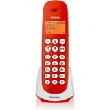Brondi Adara DECT-Telefon Rot, Weiß Freisprecheinrichtung - Rot, Weiß