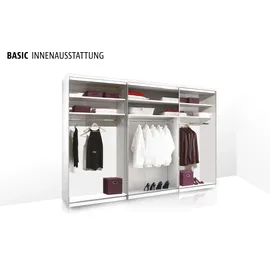 STAUD Schwebetürenschrank Includo 298 x 222 x 68 cm Weiß