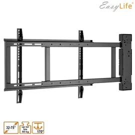 Easy Life EasyLife - TV Wandhalterung elektrisch schwenkbar, 32 bis 75 Zoll, VESA bis 600x400 (schwarz)