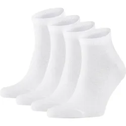 Socken Herren 4er Pack-FALKE Happy 2P SN WEISS|WEISS 43/46