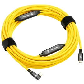 cobra tether USB-C auf USB-C 10 m Gelb