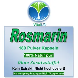 VitalLife Rosmarin Kräuter Kapseln 180 St.