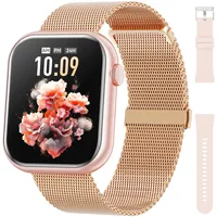 Hwagol Smartwatch Damen Herren, 1.85" Zoll Touchscreen Smart Watch mit Bluetooth Anrufe, Uhr Damen Herren mit 140+ Sportmodi SpO2 Pulsuhr Schlafmonitor Schrittzähler, Armbanduhr für iOS Android