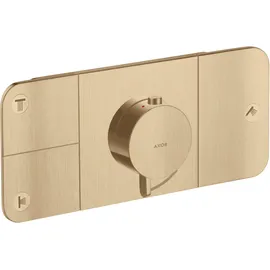 Hansgrohe AXOR One Unterputz-Duscharmatur mit Thermostat für 3 Verbraucher Brushed Bronze 45713140