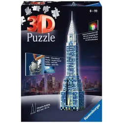 Ravensburger Spiel Chrysler Building bei Nacht