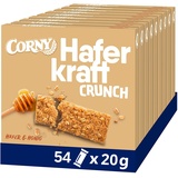 Corny Haferriegel Corny Haferkraft Crunch, knackig mit wertvollem Hafer & Honig, 54x20g