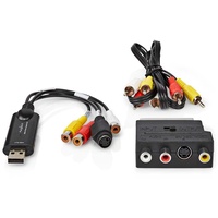 Nedis VGRRU101BK Video-Aufnahme-Gerät USB 2.0 | 480p | A/V-Kabel/Scart