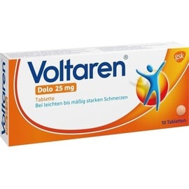 GlaxoSmithKline Voltaren Dolo 25 mg überzogene Tabletten 10 St.