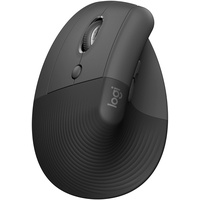 Logitech Lift Left Vertikale Ergonomische Maus, Linkshänder, Kabellos, Bluetooth