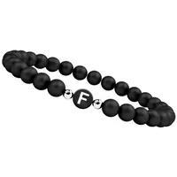 GOOD.designs Perlenarmband in Schwarz | Gr.: onesize