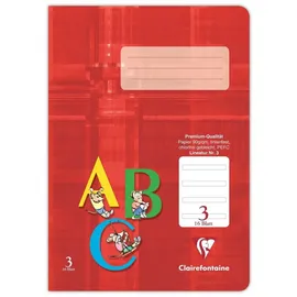 Clairefontaine Schulheft A5, Lineatur 3