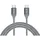 Nevox USB-C auf USB-C 1 m Grau/Silber