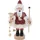 KWO Kunstgewerbe Werkstätten Räuchermännchen Santa Claus rot Höhe 18 cm,