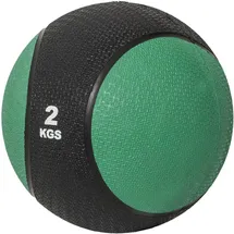 Gorilla Sports Medizinball aus Gummi, 1 - 10 kg Gewichte, mit griffiger Oberfläche, Grün - Slam Ball, Gewichtsball, Trainingsball,