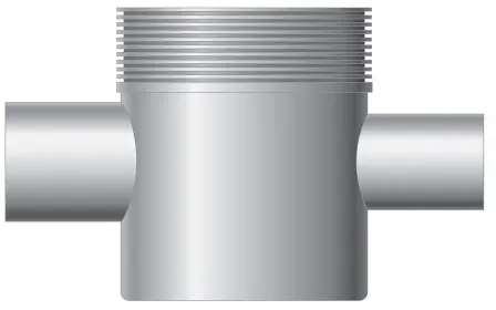 ESS Multi Siphongehäuse Abgang Waagerecht, Ausgang 50 mm, Eingang 40 mm, EDMSI 2 EDMSI2