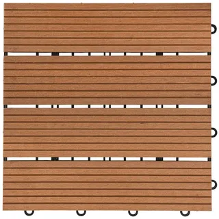 Home Deluxe WPC Bavaro hellbraun 30 x 30 x 2,2 cm