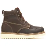 Wolverine Loader Herren Arbeitsstiefel, weicher Zehenbereich, Keilabsatz, 15,2 cm, Braun, Größe 44 - 43 EU