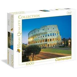 Clementoni High Quality Collection - 1000 Teile Puzzle - Italian Collection Rom - Kolosseum