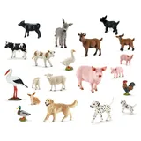 Schleich - Tierfiguren - Bauernhof-Set mit 20 Tieren Sammelfiguren Spielfiguren