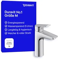 Duravit No.1 Waschtischarmatur M FreshStart, N11021001010