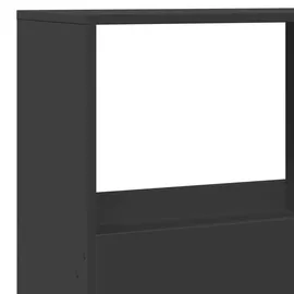 vidaXL Raumteiler Schwarz 100x33x155,5 cm Holzwerkstoff