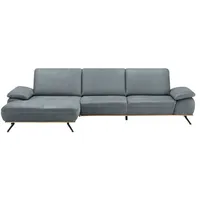 meinSofa Ecksofa  Fiona , blau , Maße (cm): B: 322 H: 89 T: 187.0