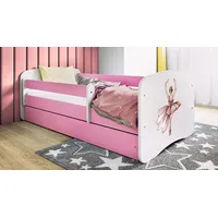 raumhirsch furniture Kinderbett Raumhirsch 80 x 180 cm Holzwerkstoff rosa