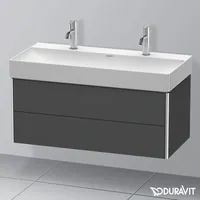 Duravit XSquare Waschtischunterschrank, 2 Auszüge, XS416304949,