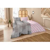 Primera Bettwäsche »Feinbiber-Bettwäsche« 2 Stk. tlg. samtweich und natürlich aus reiner Baumwolle, rosa