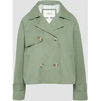 S.Oliver - Cabanjacke mit Raglanärmeln und Streifenfutter, Damen, Grün,