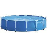 Intex Metall Frame Pool Set – Abnehmbarer Tubular 457 x 122 cm