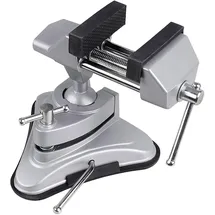 BASETECH Schraubstock Aluminium 70 mm grau
