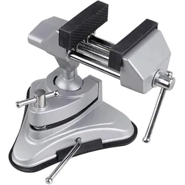BASETECH Schraubstock Aluminium 70 mm grau
