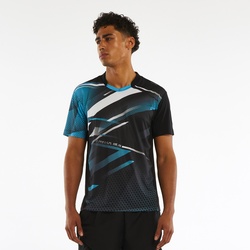 Herren Tischtennis T-Shirt TTP560 schwarz/blau, blau, 2XL