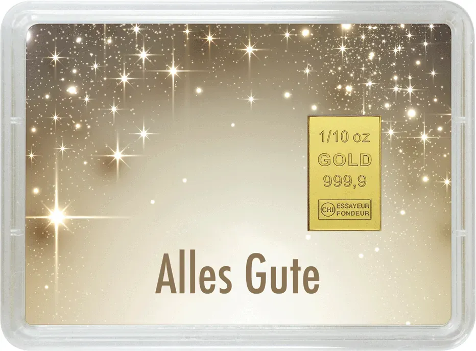 Goldbarren 1/10oz 