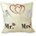 Hergo Mr. & Mrs. Kissen 40 x 40 cm Beige