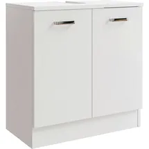 Möbel Kraft Waschbeckenunterschrank 60,2 x 62,4 cm Weiß