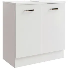 Möbel Kraft Waschbeckenunterschrank 60,2 x 62,4 cm Weiß