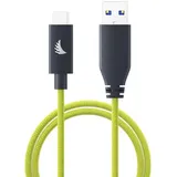 Angelbird USB-A To C 3.2 Solid Flex Cable Lime 32 cm / 1 ft
