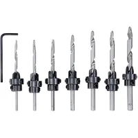 KWB Bohrer-Set mit Senker für Holz 8-teilig