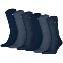 Puma Tennissocken 6er Pack Blau 39-42