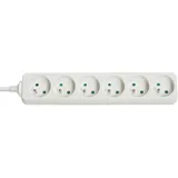Lindy Lindy, 6 Way Mains Gang Socket - Steckdosenleiste, - Wechselstrom 230 V - 3680 Wat